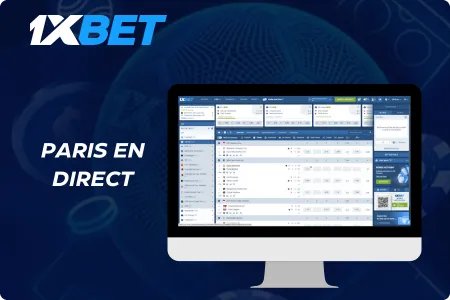 Paris en direct 1xBet