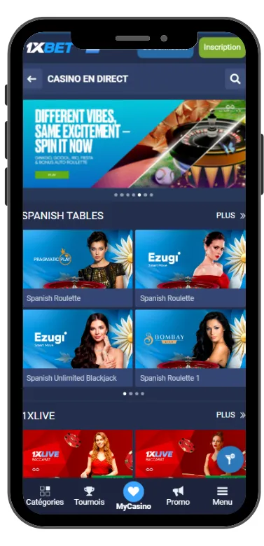 1xBet casino